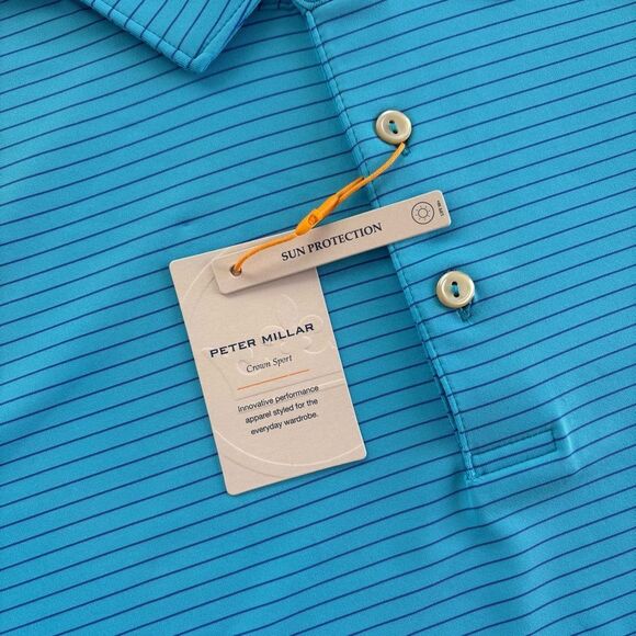 Peter Millar Striped Polo* - Picture 4 of 8